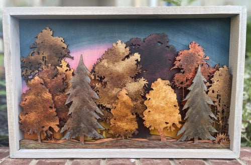 Texas Trees Forest Sign