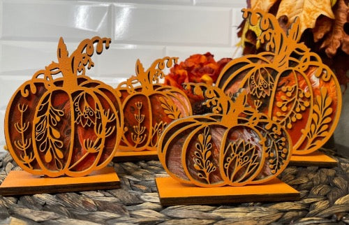 3D Pumpkin Set