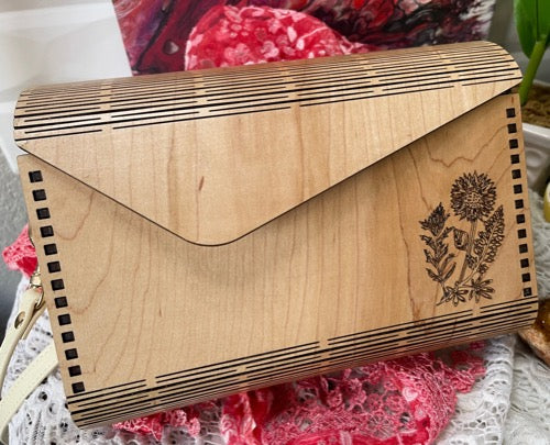 Wood purse Clearance