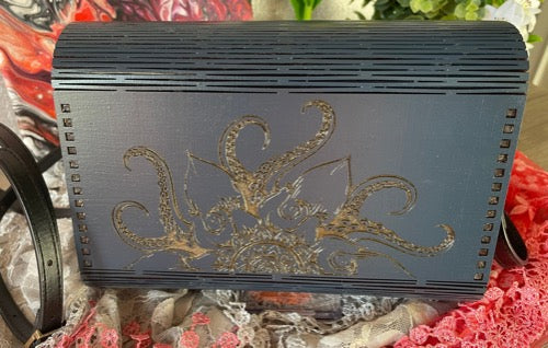 Octopus Wood Purse