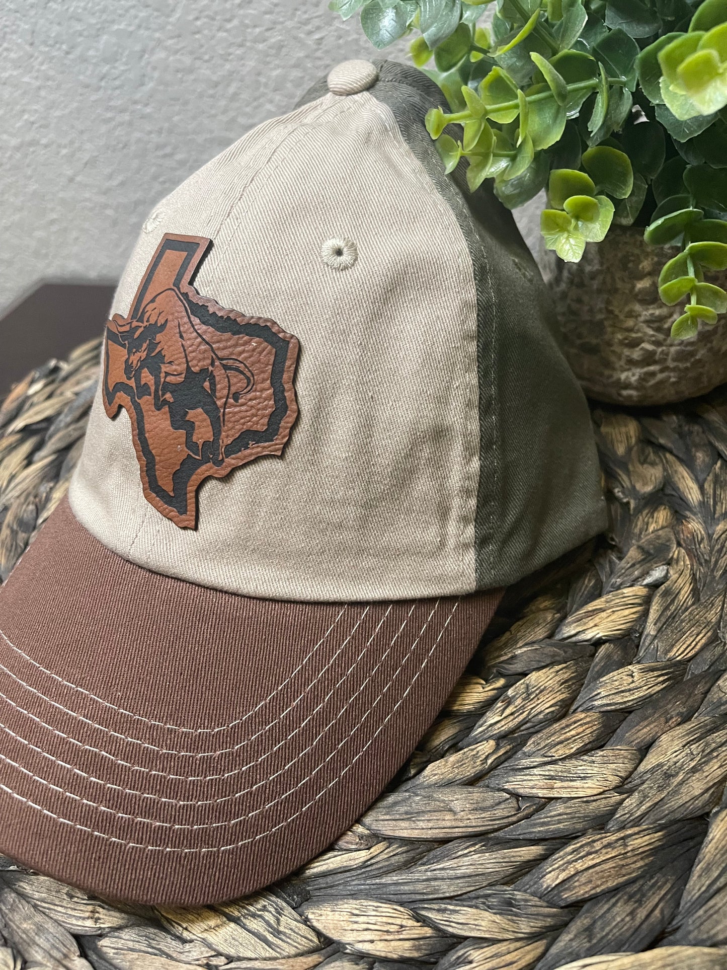 Texas Bull with Leatherette Hat