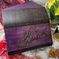 Purple Mountains Wood Purse