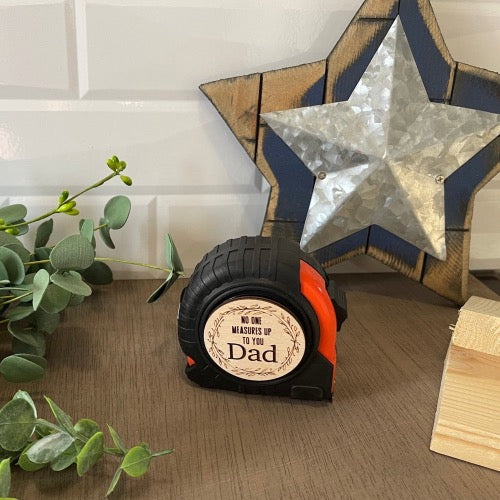 Wood Personalized Tape Measure